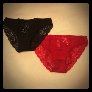 NWT Set of 2 Soma Intimates Lace Bikini Panties
